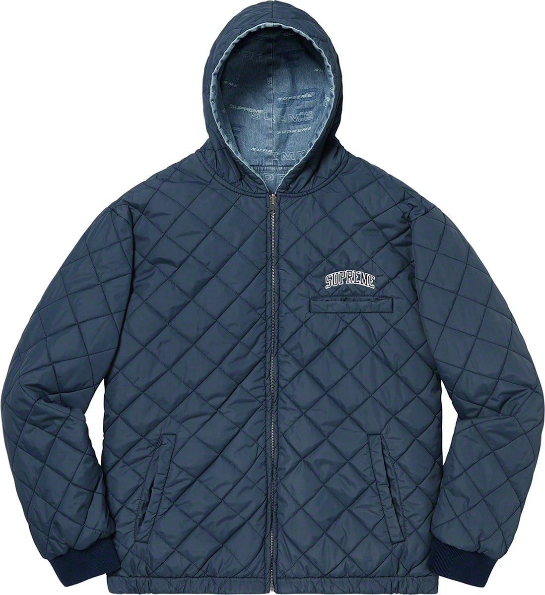 Reversible Dimensions Logo Denim Work Jacket view 16